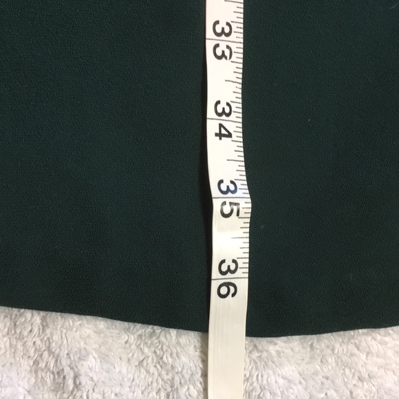 Whistles forest green belted work dress 4 - Picture 10 of 11